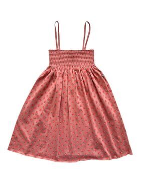 NWT Oeuf Smocked Tomato Tank Dress Size 8y